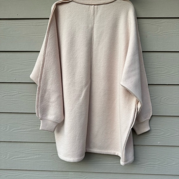 Nation LTD Pink Wool Topper Sweater Wool Cardigan Jacket - Picture 7 of 9